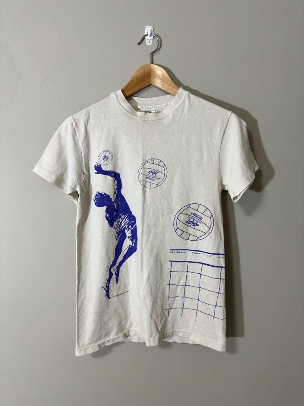 Vintage 1991 WestBeach Canada Volleyball Tee